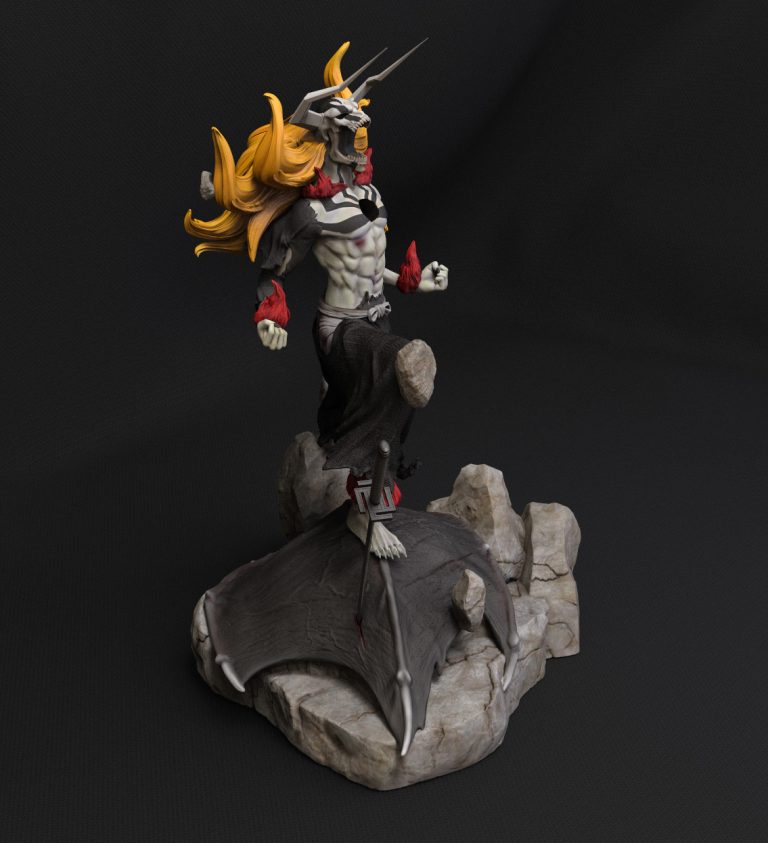 white hollow ichigo figure