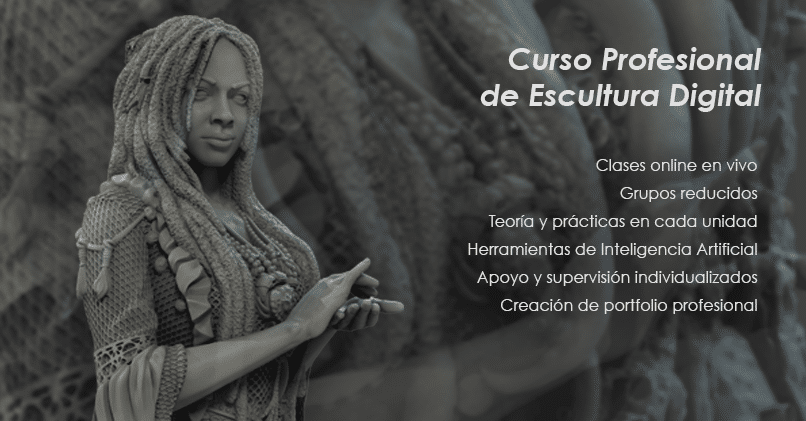 Curso Profesional de Escultura Digital con ZBrush e IA